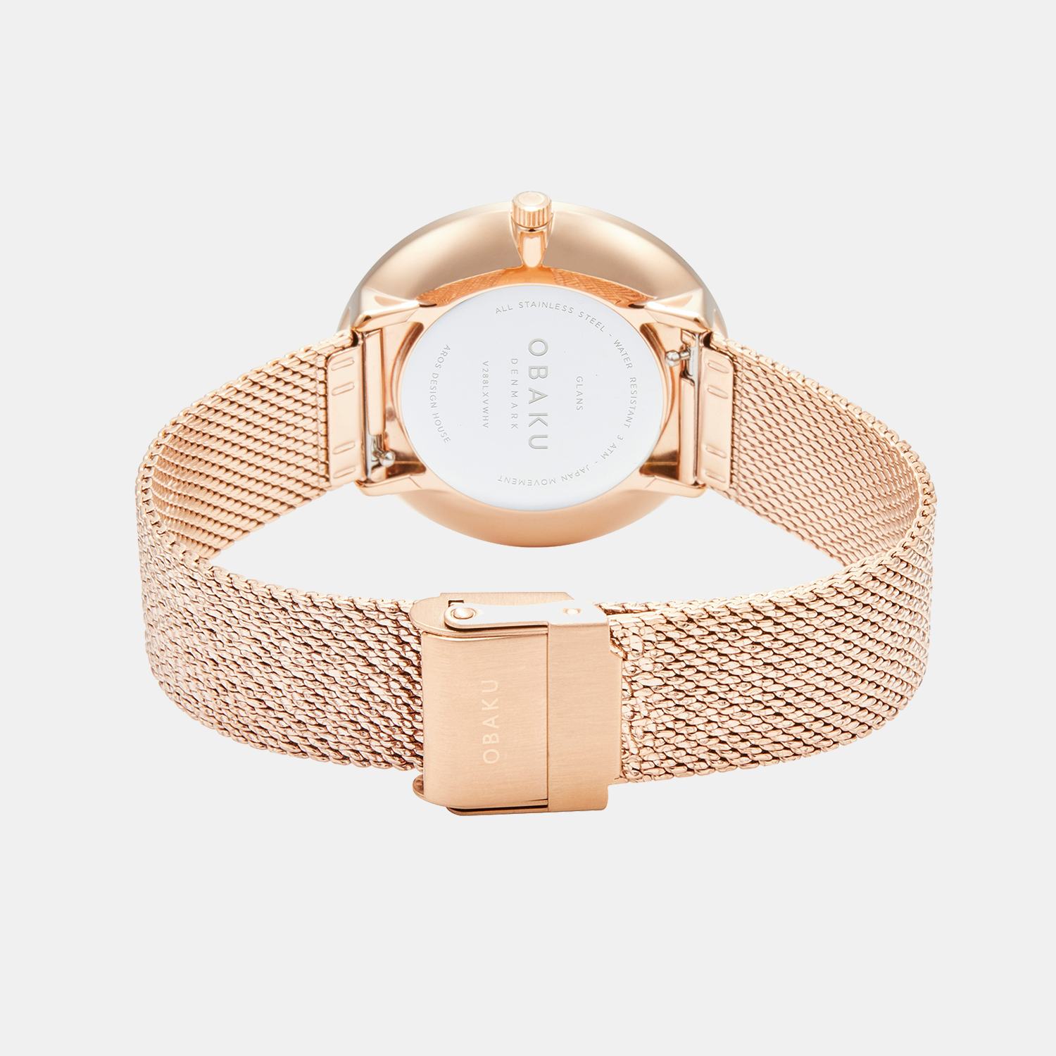 Obaku Stainless Steel Round watch