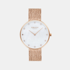 Obaku Round White Analog watch