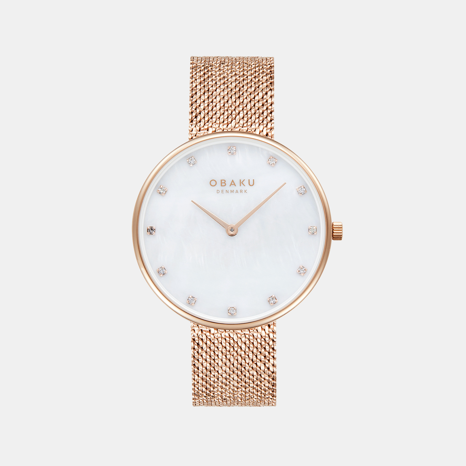 Obaku Round White Analog watch