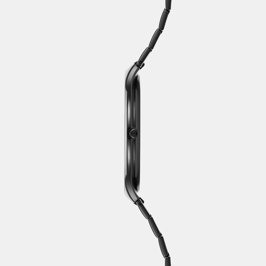 Obaku Men Round Black watch