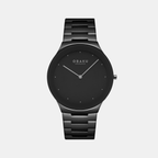 Obaku Round Black Analog watch