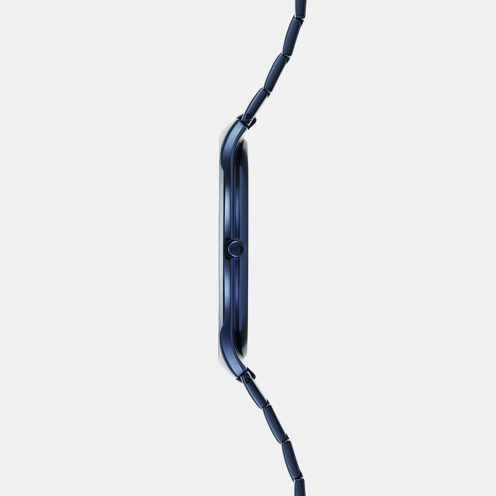 Obaku Men Round Blue watch