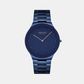 Men Quartz Blue Dial Analog Stainless Steel Watch V290GXLLSL