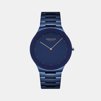 Obaku Round Blue Analog watch