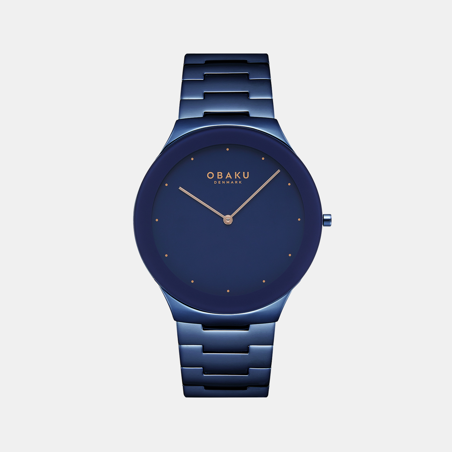 Obaku Round Blue Analog watch