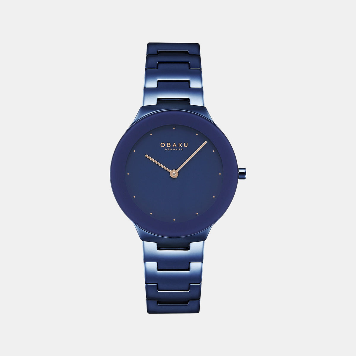 Spejl Lille Blue Women Quartz Blue Dial Analog Stainless Steel Watch V290LXLLSL