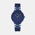 Obaku Round Blue Analog watch