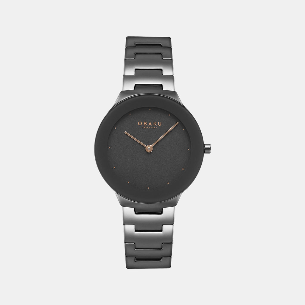 Spejl Lille Ash Women Quartz Grey Dial Analog Stainless Steel Watch V290LXUUSU