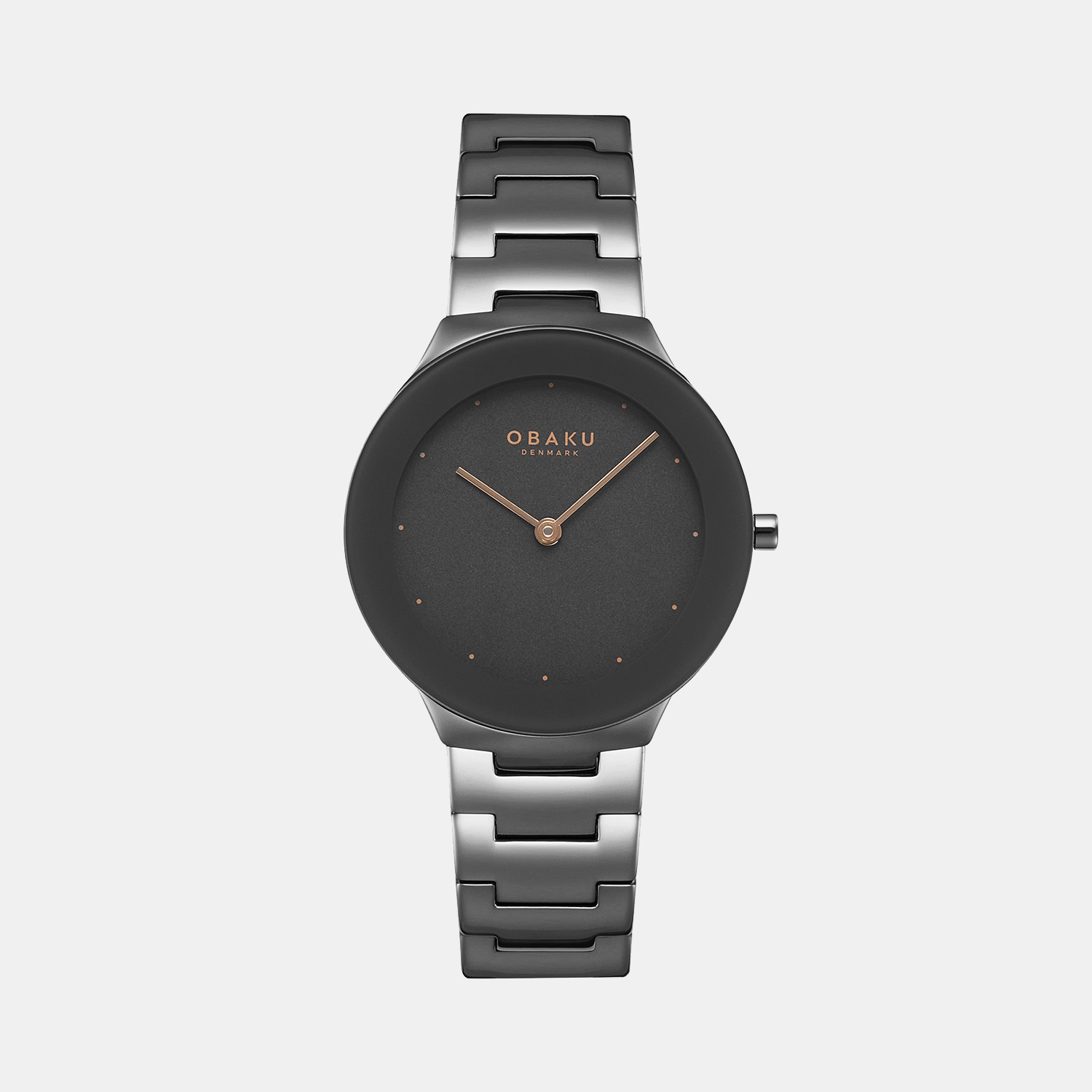 Obaku Round Grey Analog watch