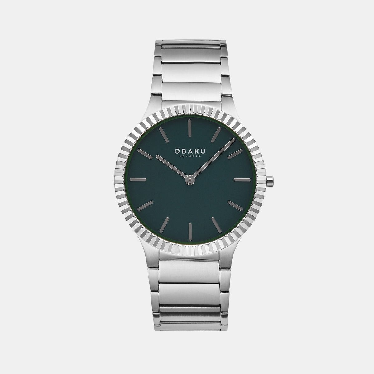 Obaku Round Green Analog watch