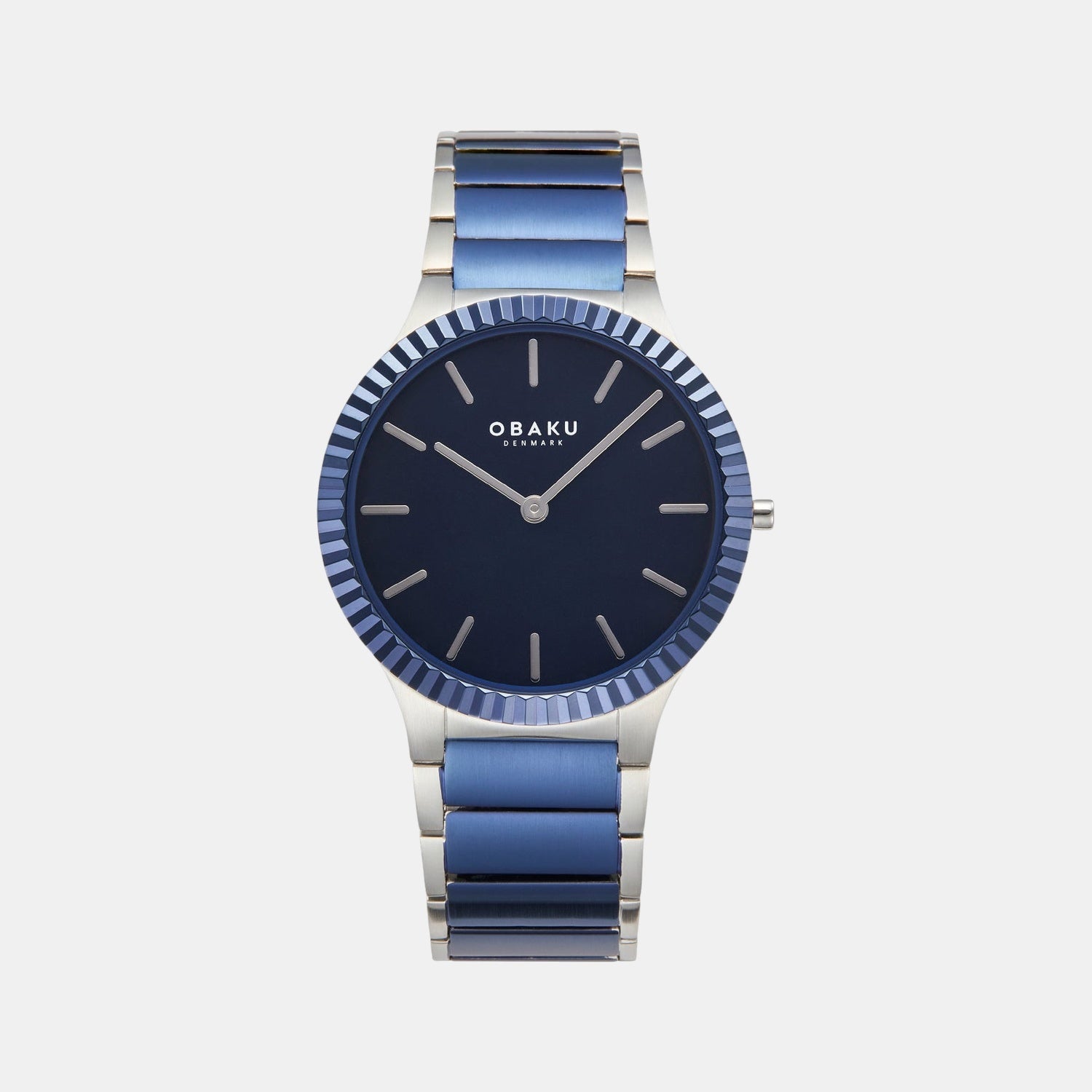 Linje Men Quartz Blue Dial Analog Stainless Steel Watch V292GXHLSK