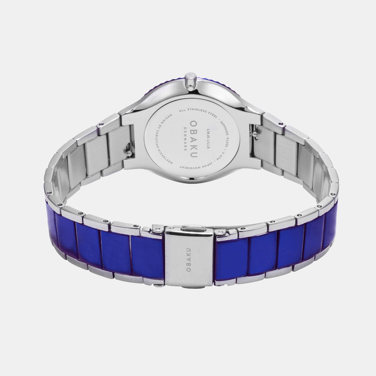 Linje Men Quartz Blue Dial Analog Stainless Steel Watch V292GXHLSK