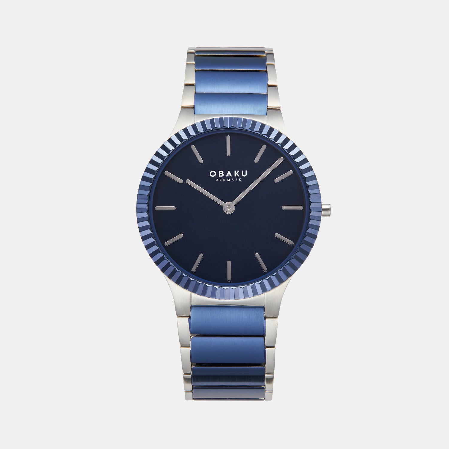 Linje Men Quartz Blue Dial Analog Stainless Steel Watch V292GXHLSK