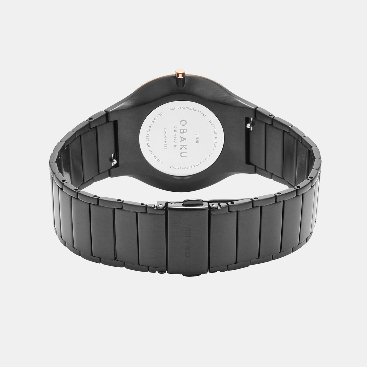 Obaku Stainless Steel Round watch