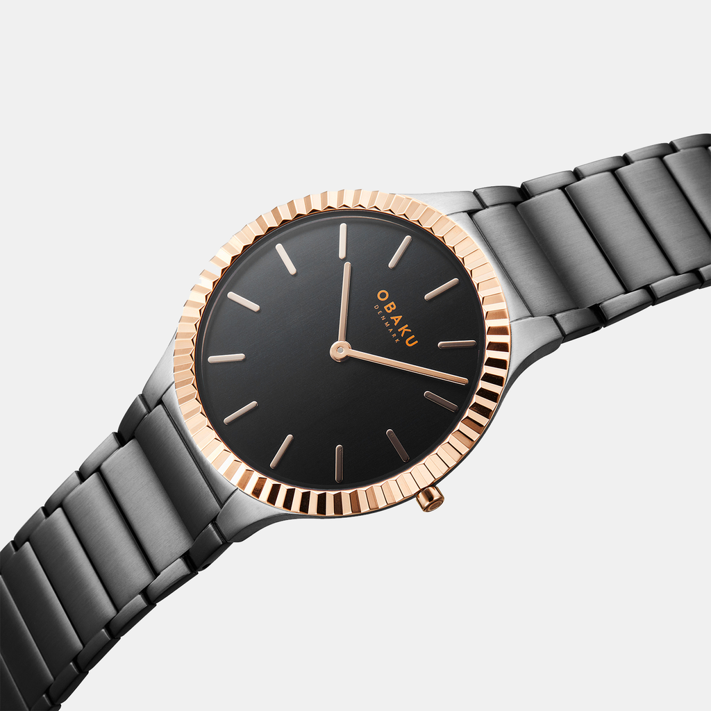 Obaku 46 mm Round Quartz watch