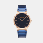 Obaku Round Blue Analog watch