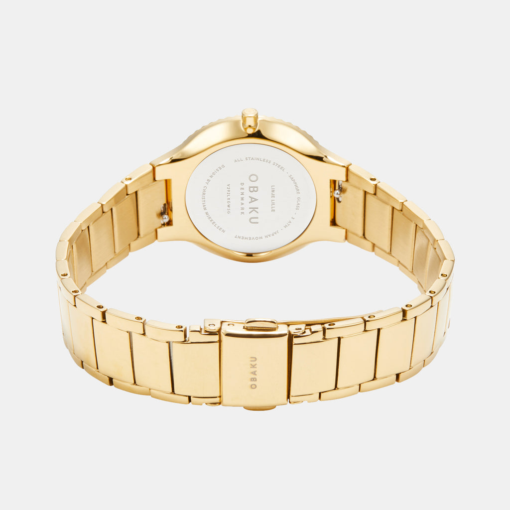 Linje Lille Women Quartz White Dial Analog Stainless Steel Watch V292LXGWSG