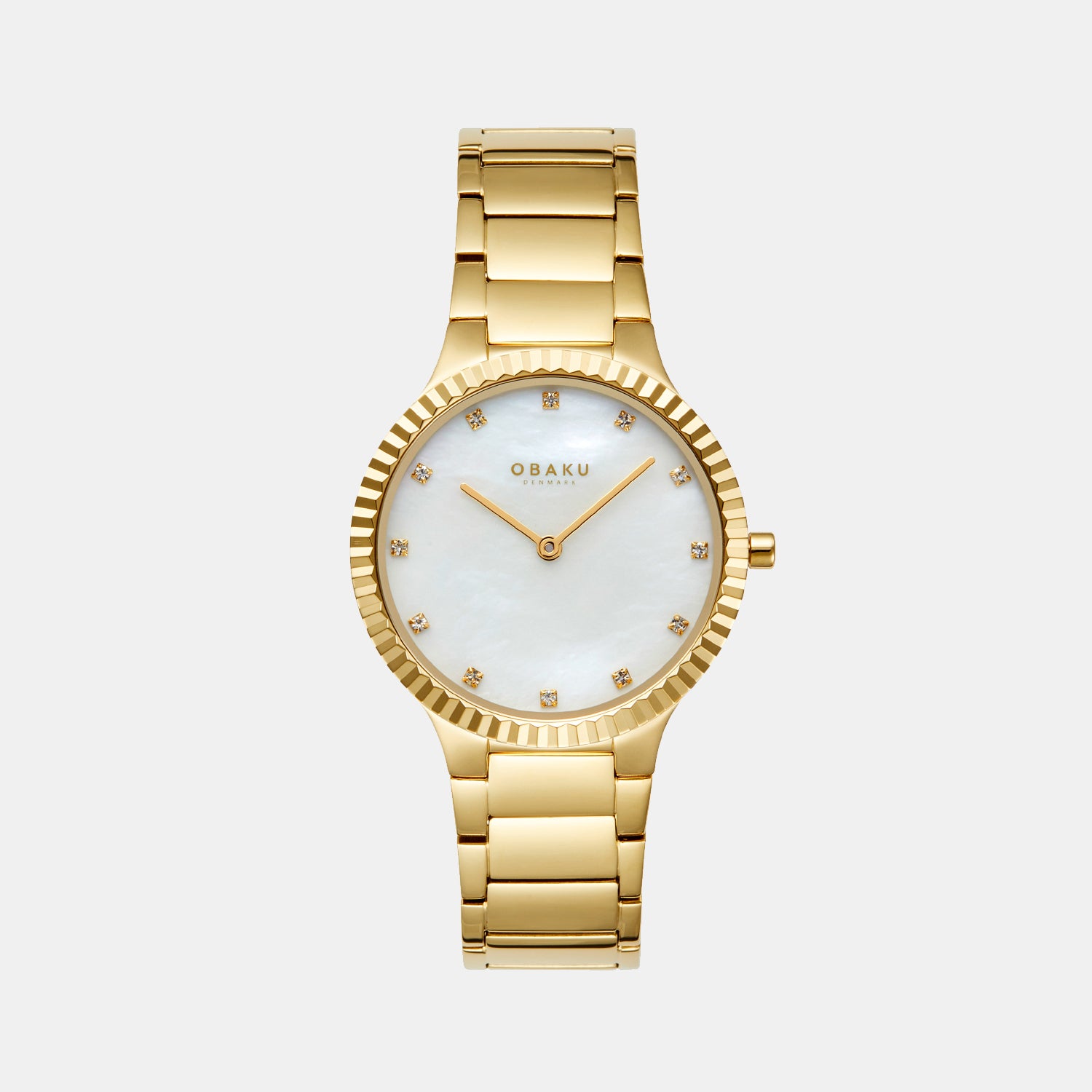 Linje Lille Women Quartz White Dial Analog Stainless Steel Watch V292LXGWSG