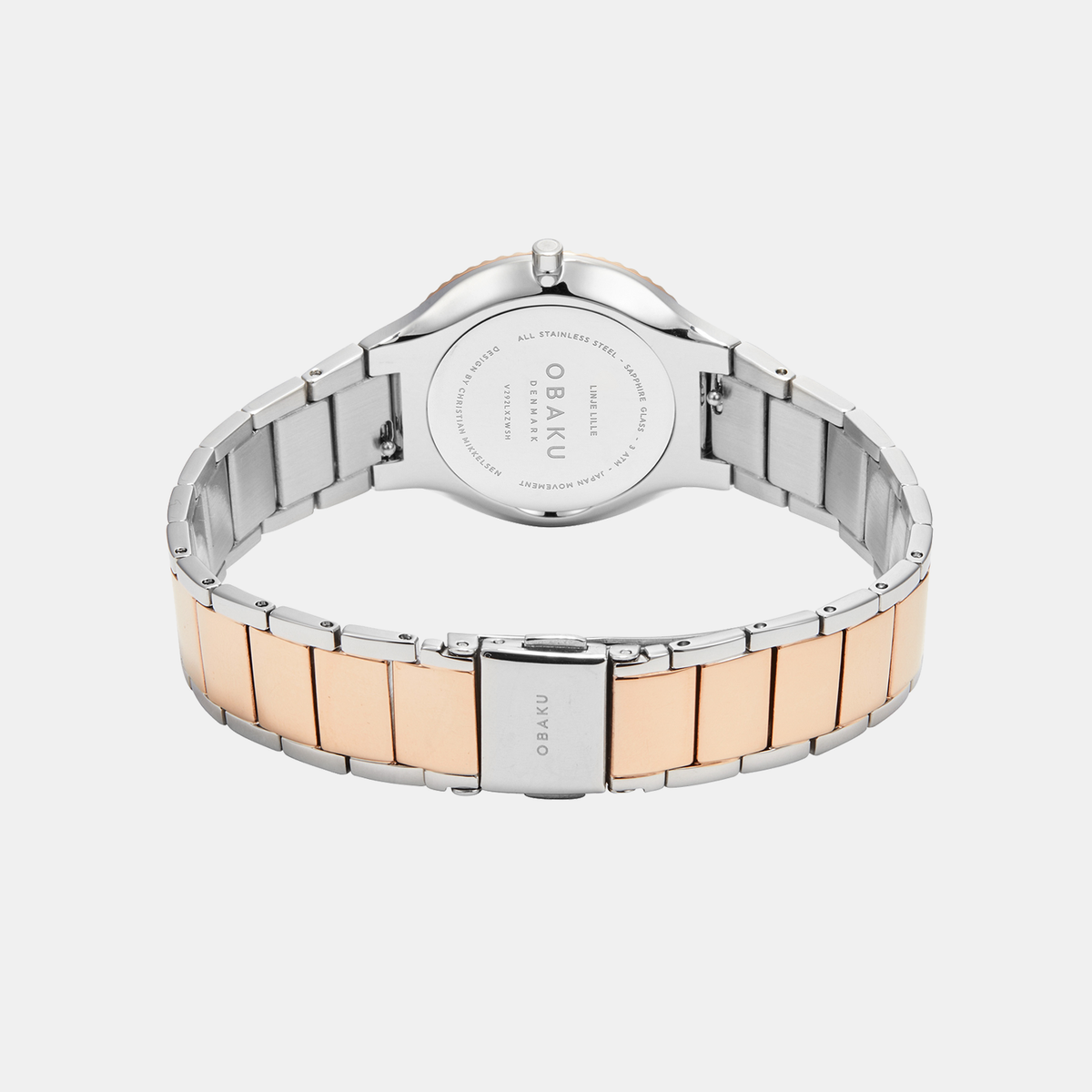 Obaku Stainless Steel Round watch