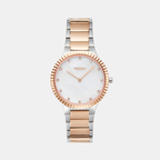 Obaku Round White Analog watch