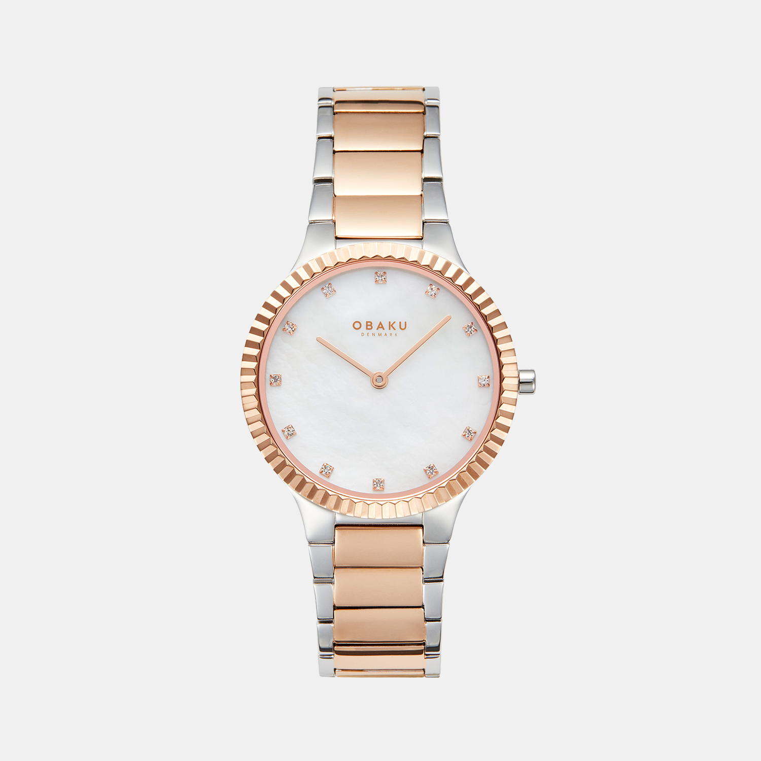 Obaku Round White Analog watch
