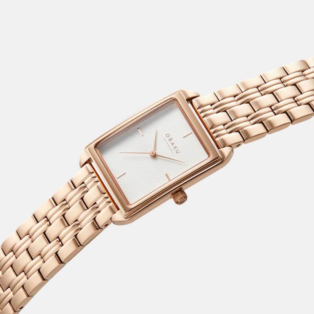 Kamille Fushsia Women Quartz White Dial Analog Stainless Steel Watch V293LXVISV