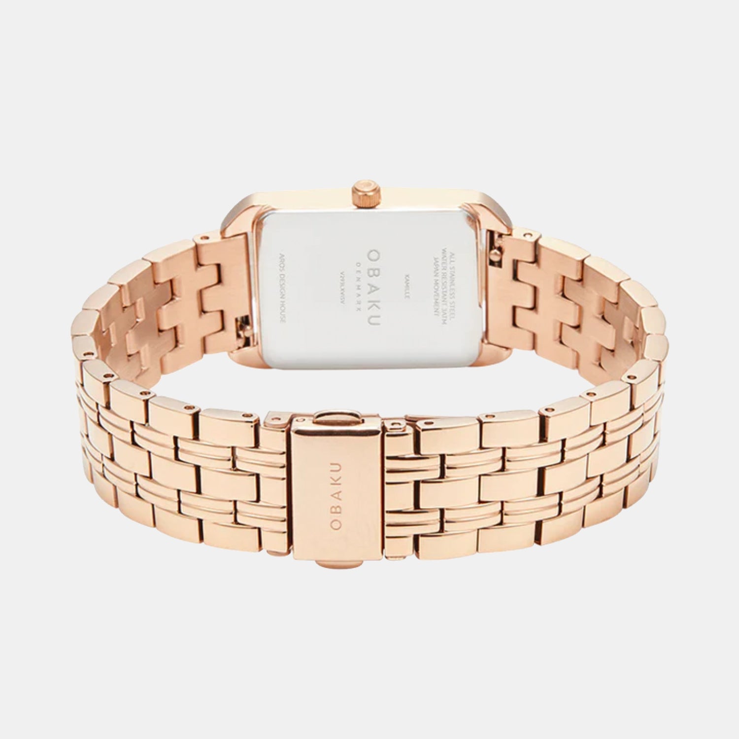 Kamille Fushsia Women Quartz White Dial Analog Stainless Steel Watch V293LXVISV