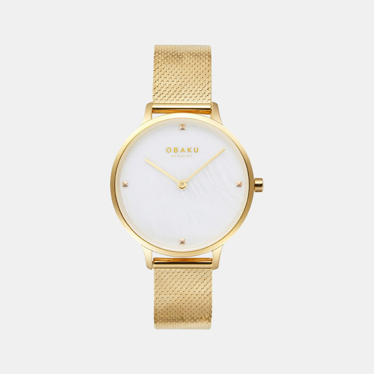 Figen Women Quartz White Dial Analog Stainless Steel Watch V295LXGWHG