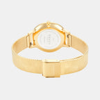 Figen Women Quartz White Dial Analog Stainless Steel Watch V295LXGWHG