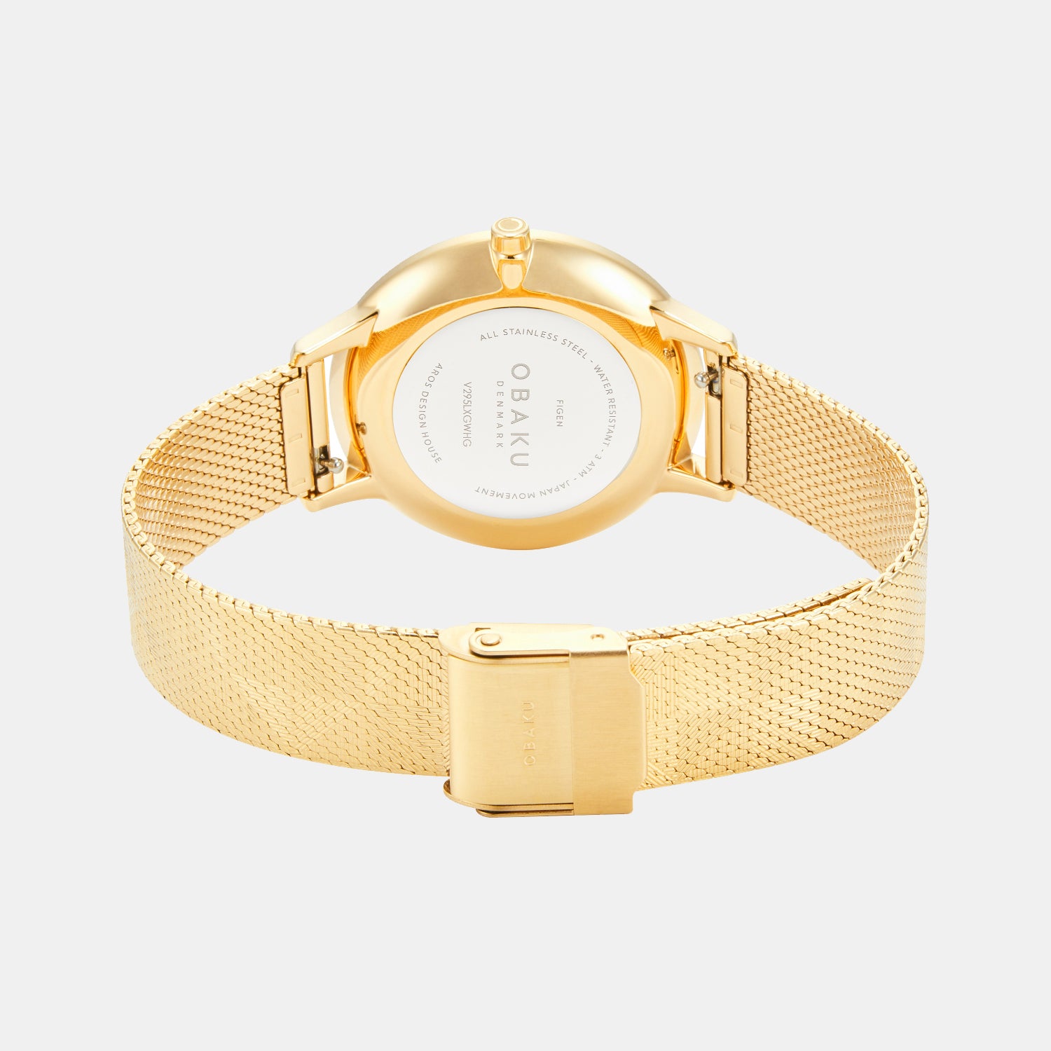 Figen Women Quartz White Dial Analog Stainless Steel Watch V295LXGWHG