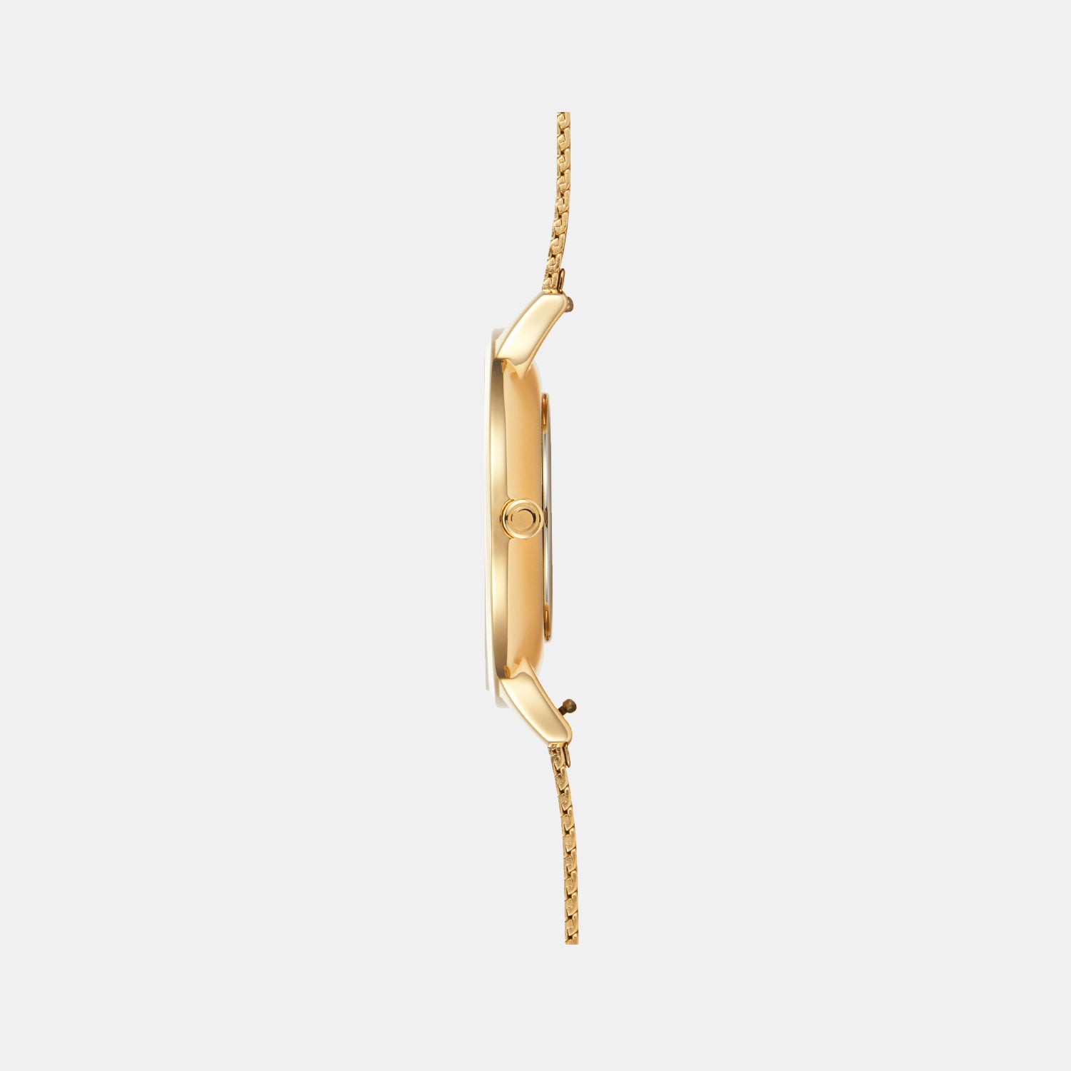 Figen Women Quartz White Dial Analog Stainless Steel Watch V295LXGWHG