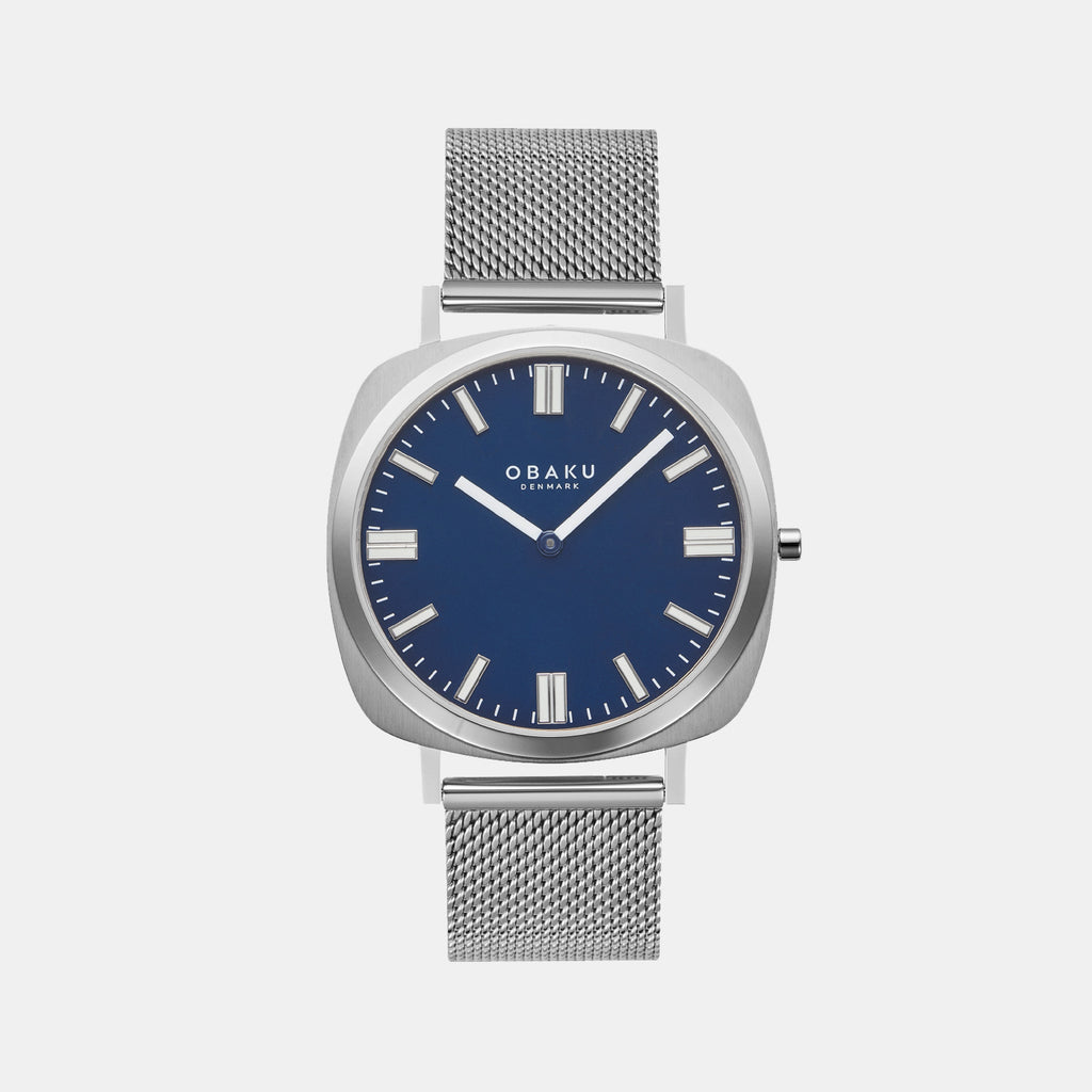 Punkter Arctic Men Quartz Blue Dial Analog Mesh Watch V296GXCLMC