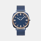 Obaku Round Blue Analog watch