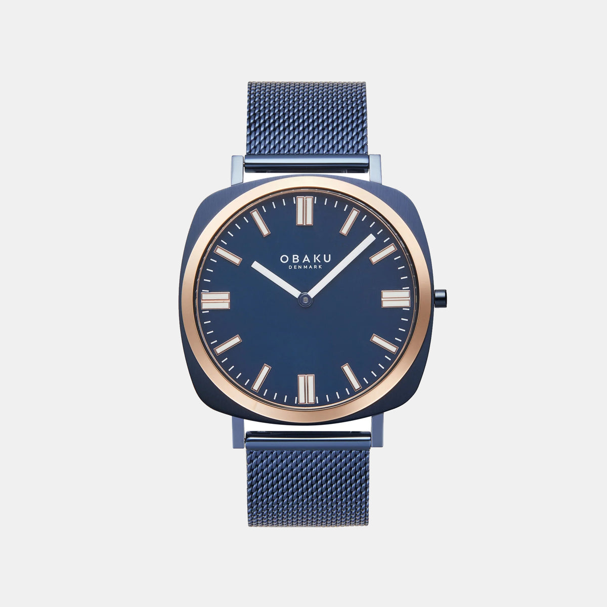 Obaku Round Blue Analog watch