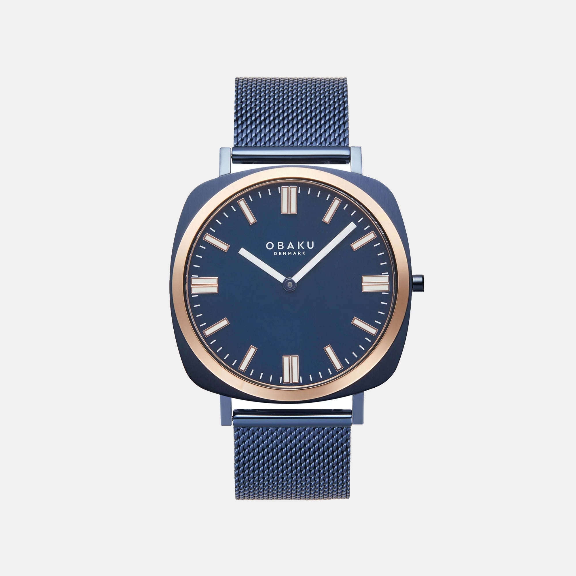 Obaku Round Blue Analog watch