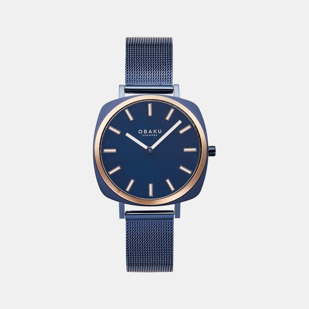 Punkter Lille Ocean Women Quartz Blue Dial Analog Stainless Steel Watch V296LXSLML