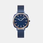 Punkter Lille Ocean Women Quartz Blue Dial Analog Stainless Steel Watch V296LXSLML