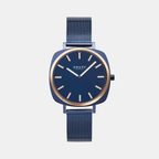 Obaku Round Blue Analog watch