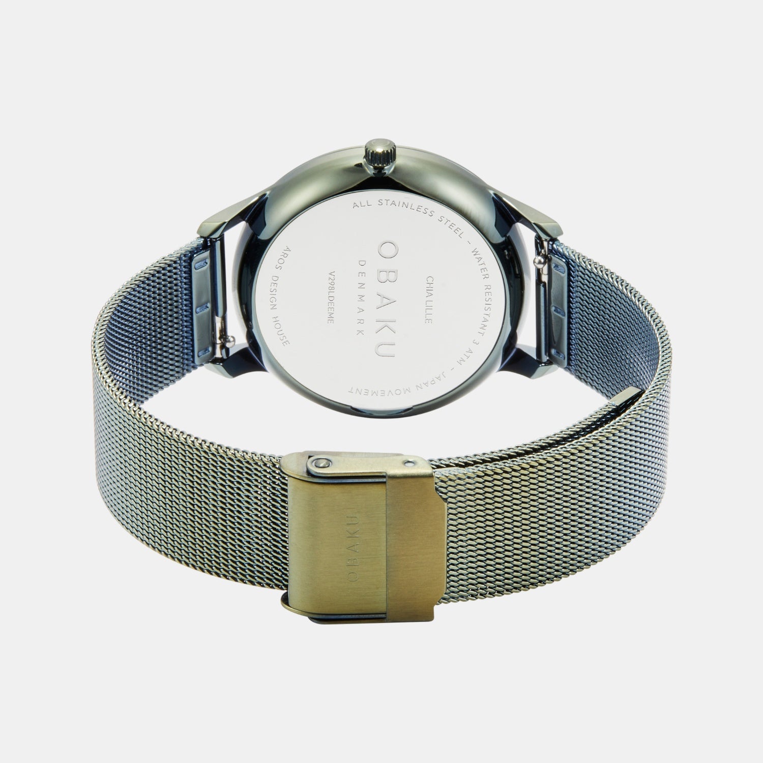 Chia Lille Leaf Women Quartz Green Dial Analog Stainless Steel Watch V298LDEEME