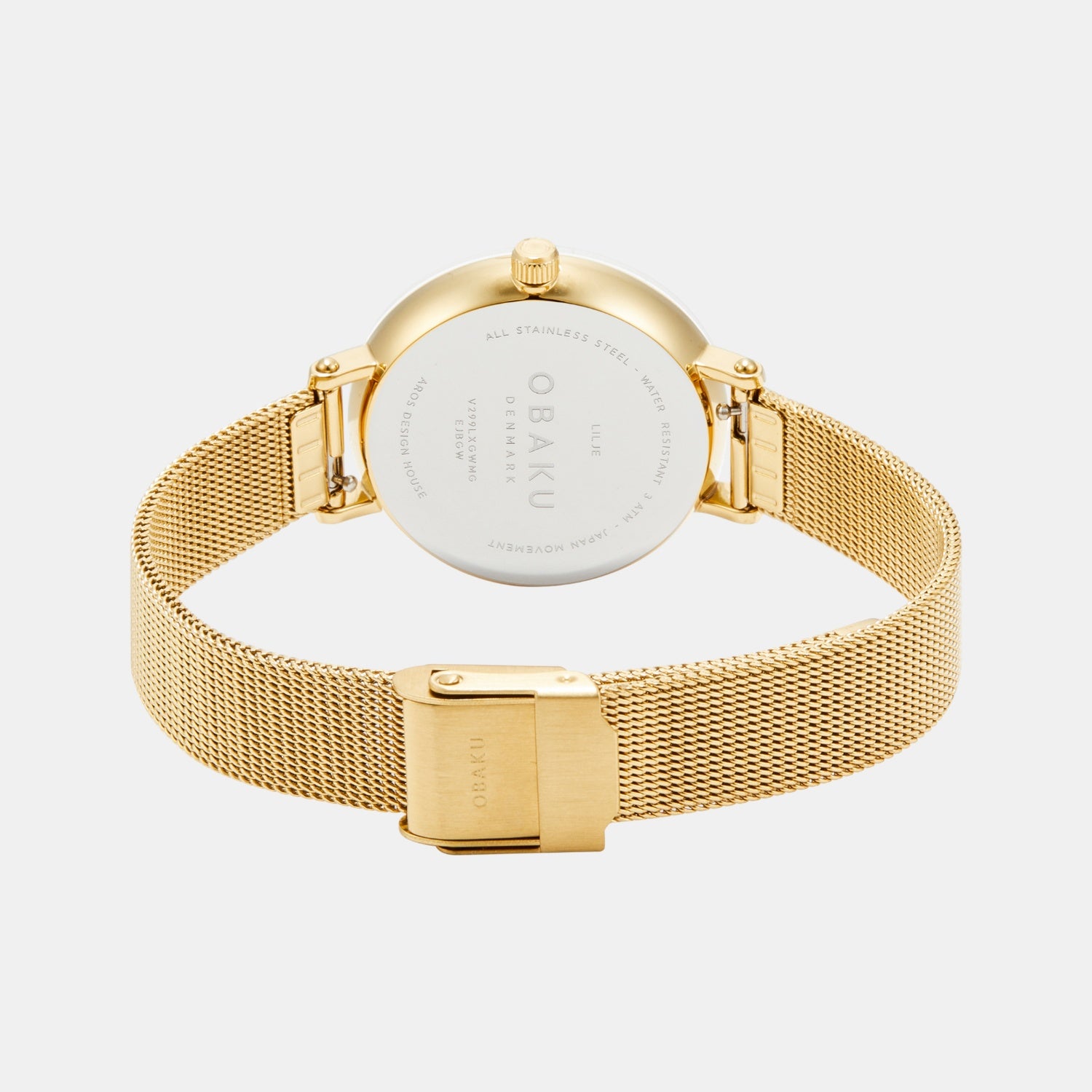 Lilje Gold Women Quartz White Dial Analog Stainless Steel Watch V299LXGWMG-EJBGW