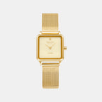 Adamas Women Quartz Rose Gold Dial Analog Stainless Steel Watch V301LXGGMG