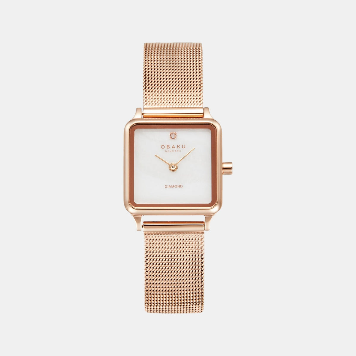 Adamas Women Quartz White Dial Analog Mesh Watch V301LXVWMV