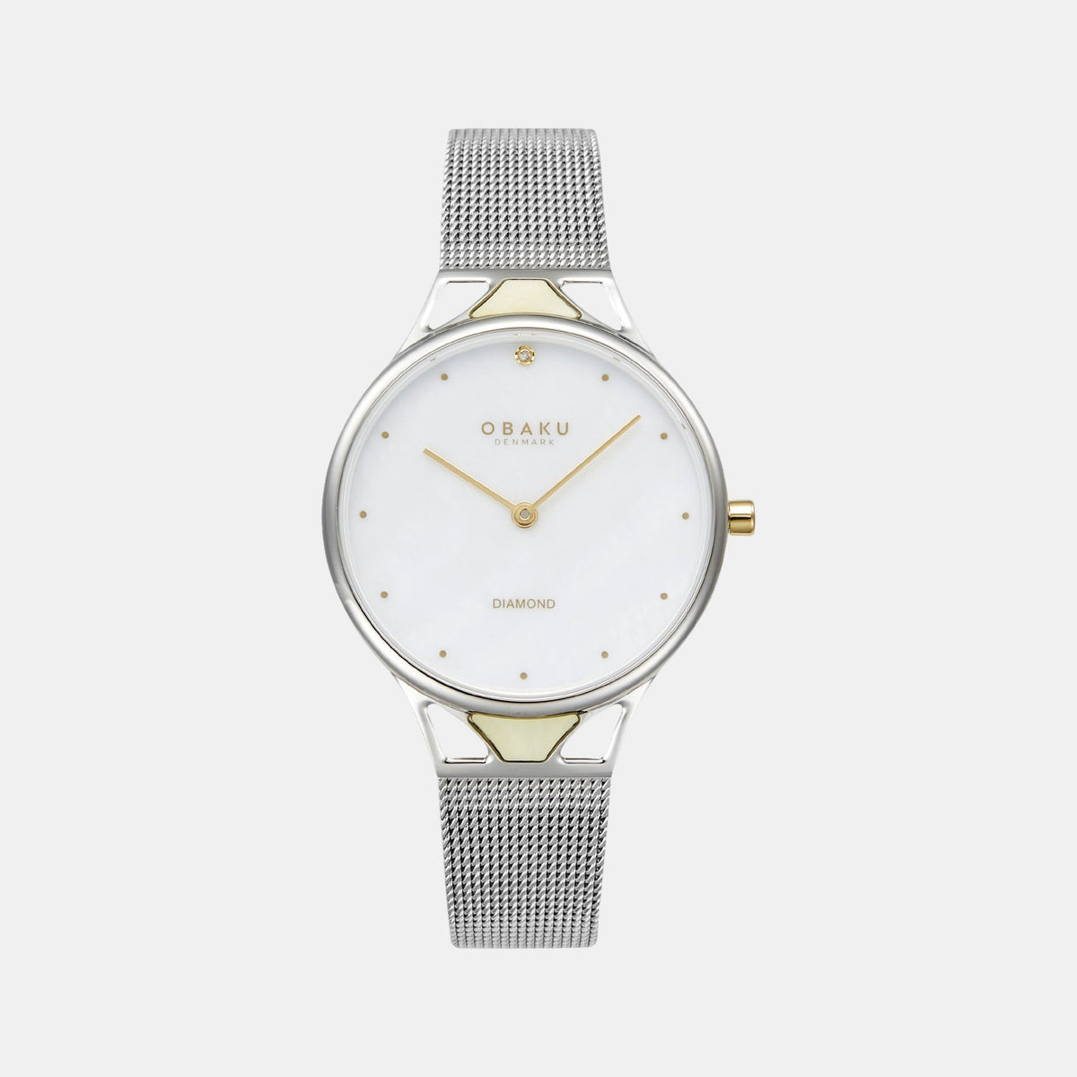 Pergament Women Quartz White Dial Analog Stainless Steel Watch V302LXCWMC