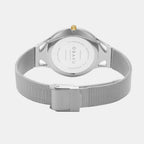 Pergament Women Quartz White Dial Analog Stainless Steel Watch V302LXCWMC