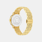 Greca Fortuna Women Quartz Black Dial Analog Stainless Steel Watch VE0A00525