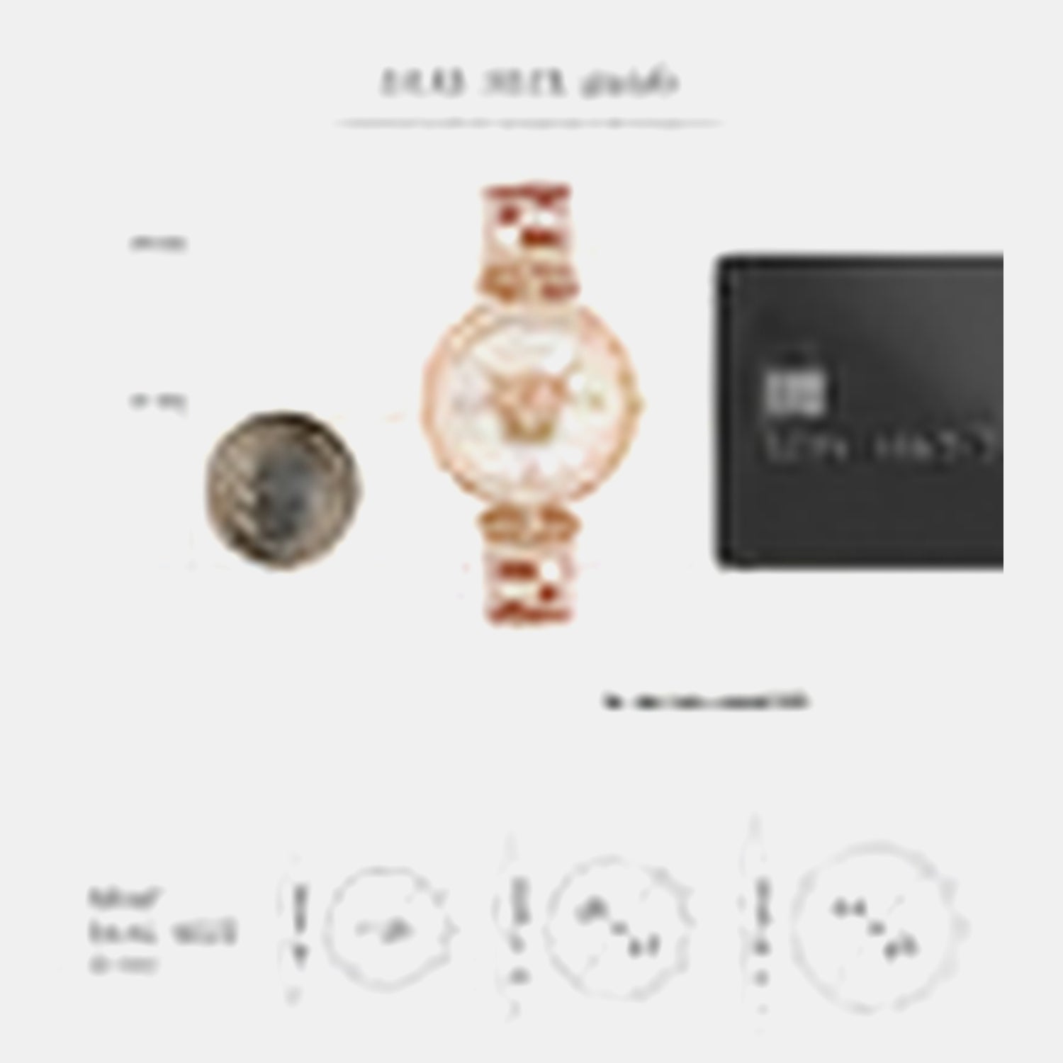 Medusa Jewel Women Quartz White Dial Analog Stainless Steel Watch VE0B00625