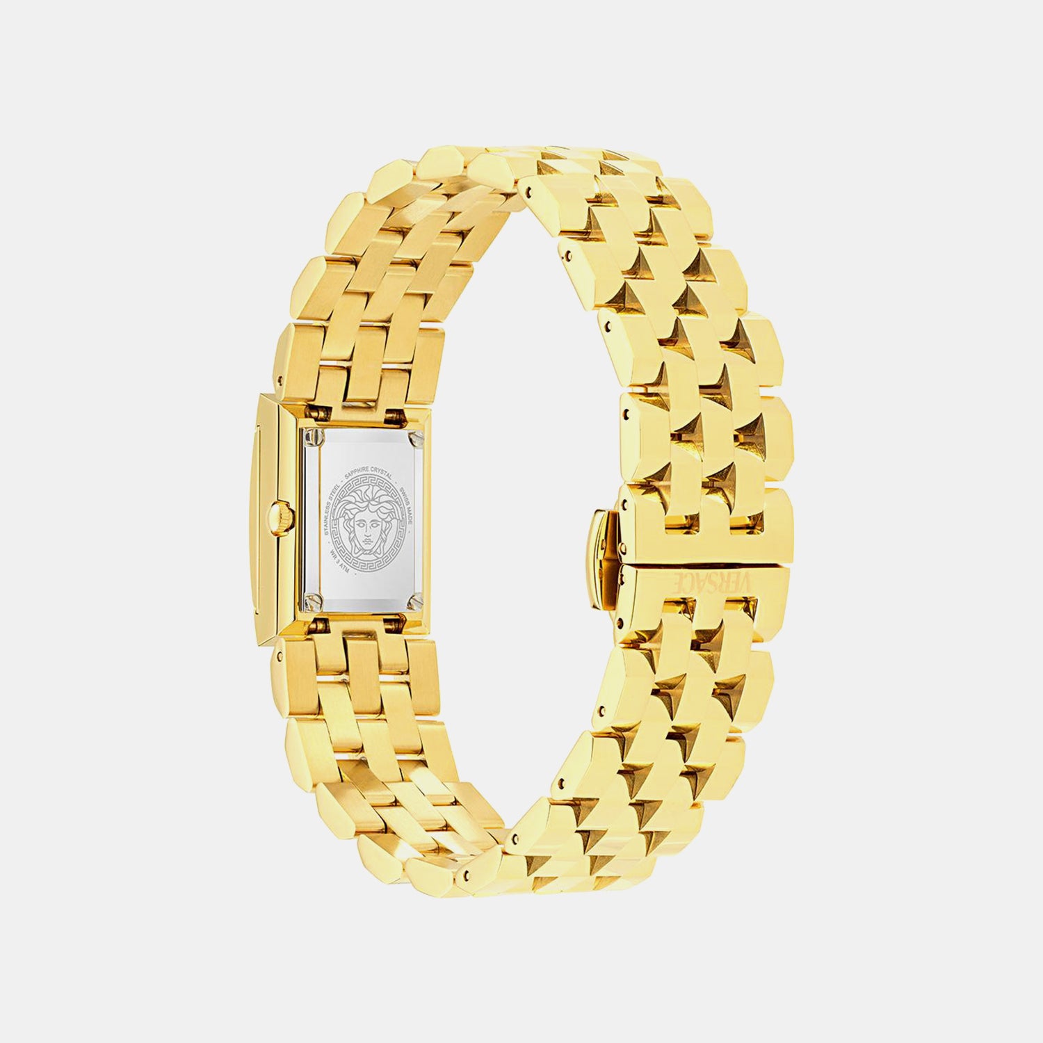 Versace Reveal (Wc-0C) Women Quartz Yellow Dial Analog Stainless Steel Watch VE0C00225