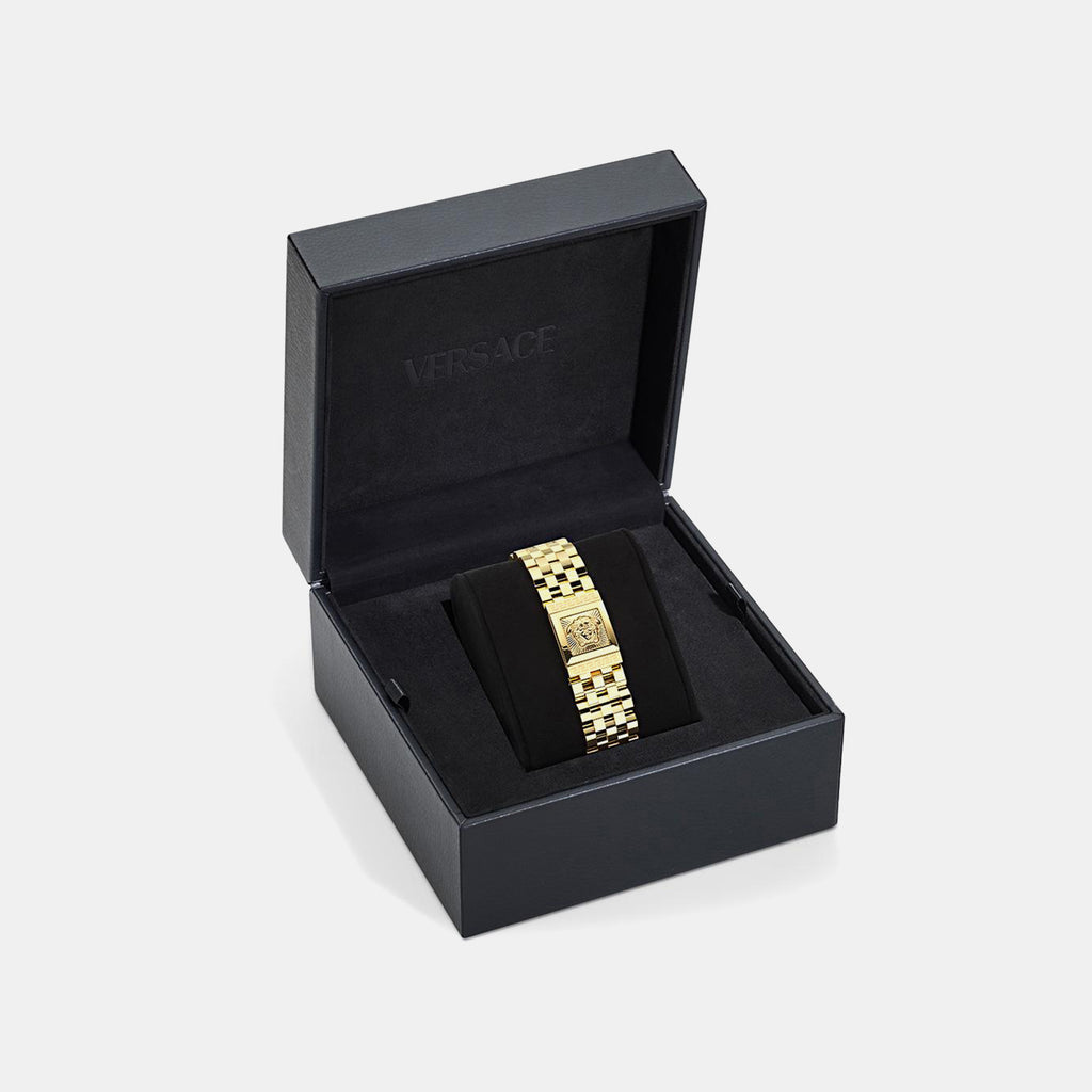 Versace Reveal (Wc-0C) Women Quartz Yellow Dial Analog Stainless Steel Watch VE0C00225
