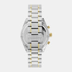 V-Code Unisex Quartz White Dial Chronograph Stainless Steel Watch VE0CA0224