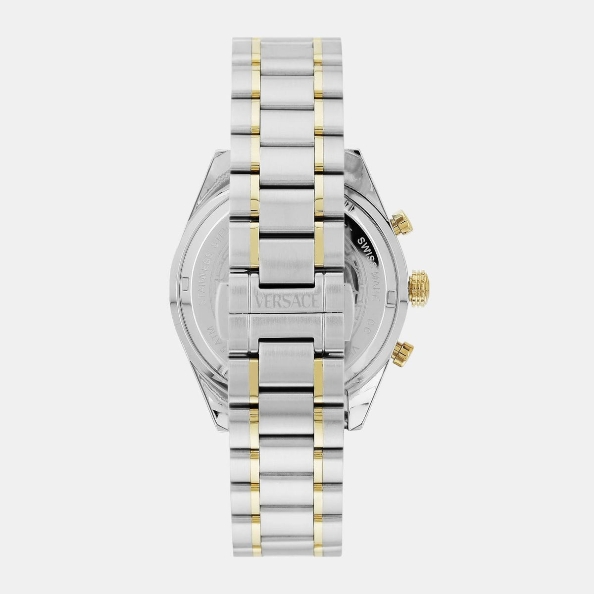 V-Code Men Quartz White Dial Chronograph Stainless Steel Watch VE0CA0224